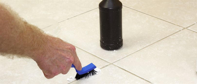 Tile and Grout Cleaning Step 1